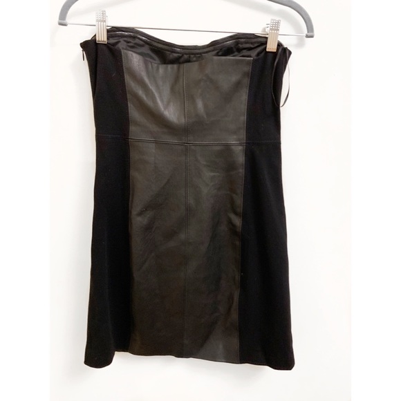 Theory strapless leather dress size 8 - Picture 3 of 4